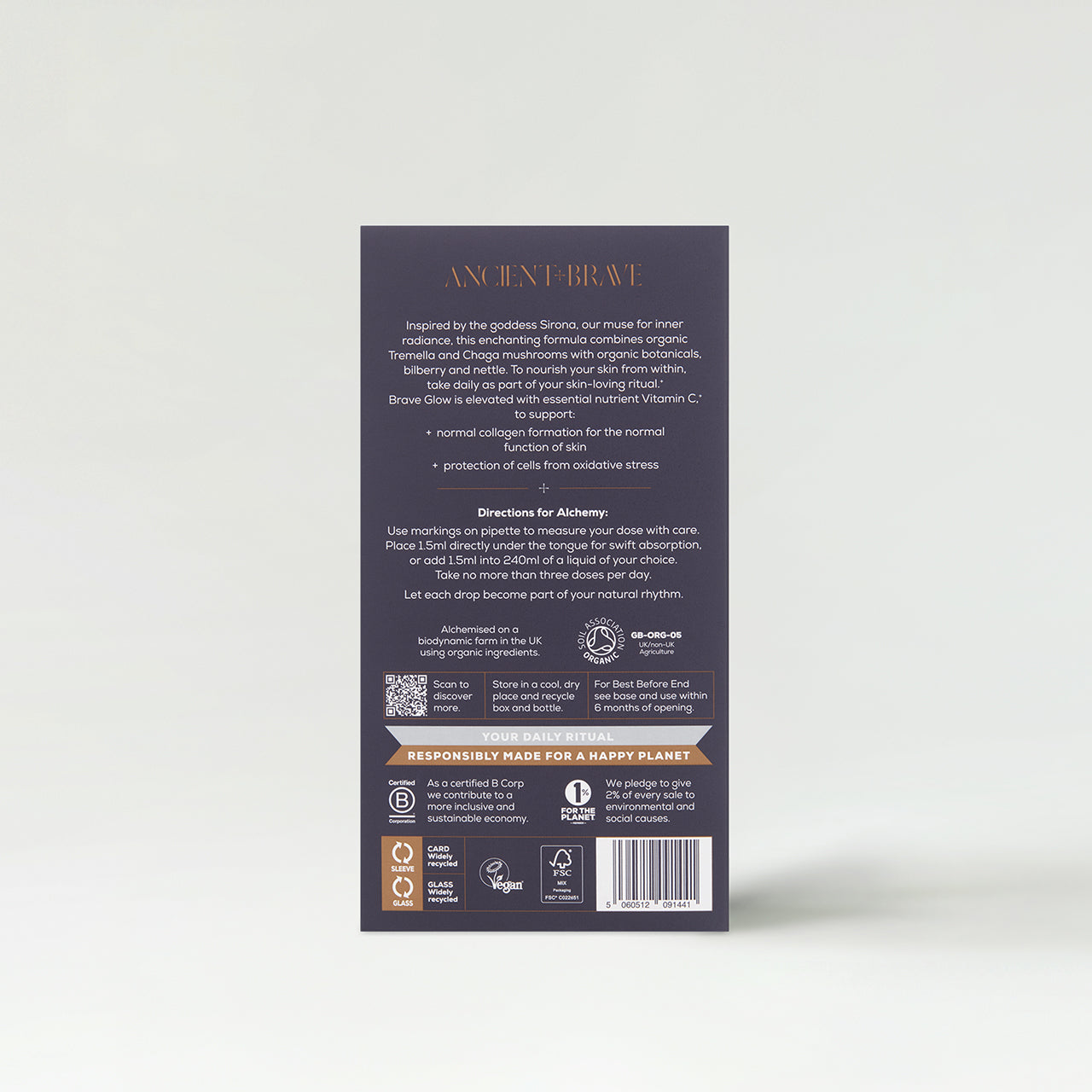 Ancient + Brave Ancient + Brave Glow Mushroom Tincture