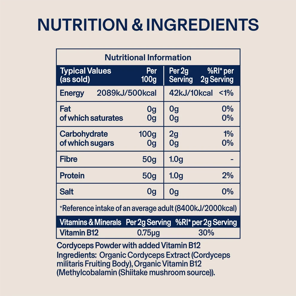 DIRTEA DIRTEA Cordyceps Mushroom Powder