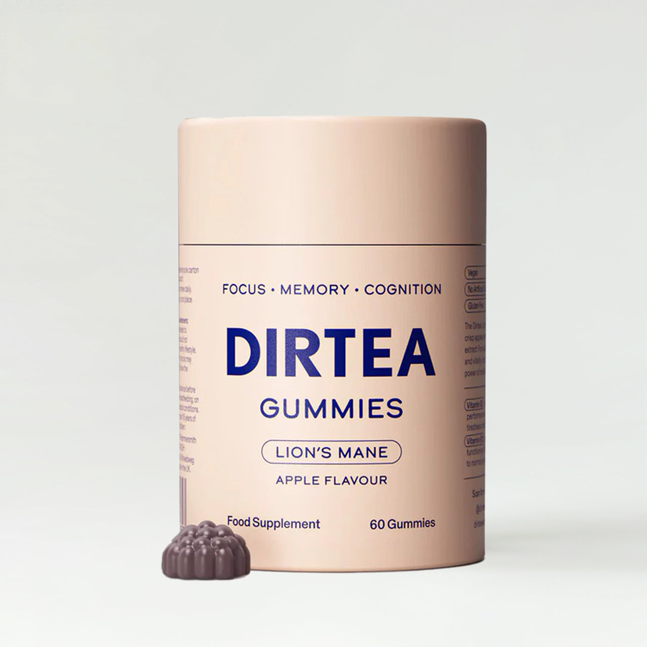 DIRTEA DIRTEA Focus Lion's Mane Focus Gummies