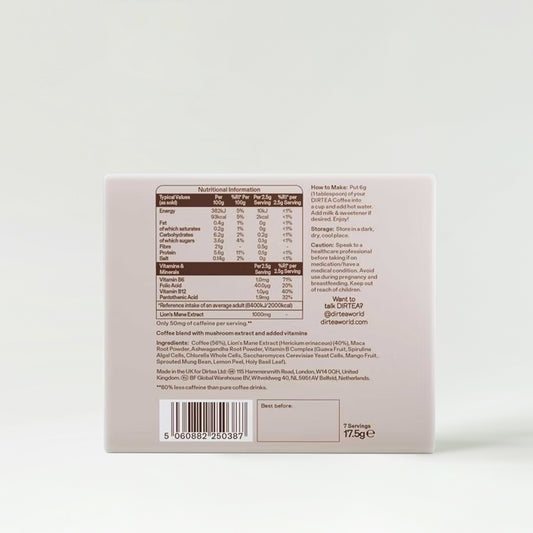DIRTEA DIRTEA Mushroom Coffee Sachets