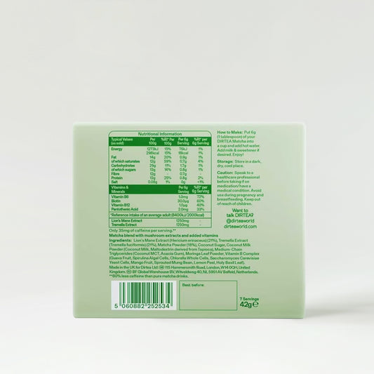 DIRTEA DIRTEA Organic Matcha Tea Sachets
