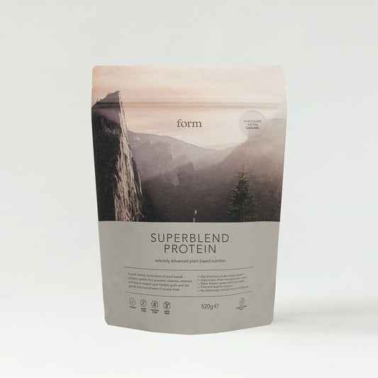 Form Nutrition Chocolate Salted Caramel Form Nutrition Superblend Protein