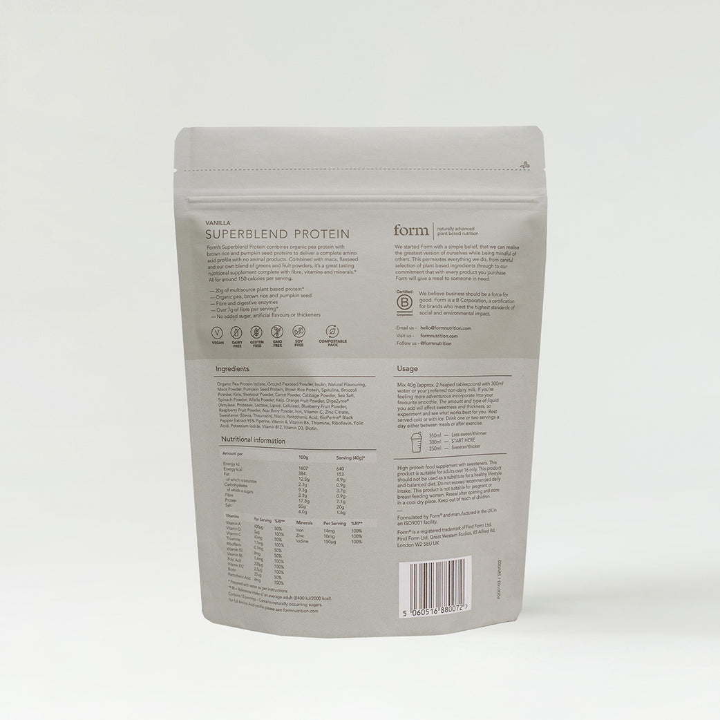 Form Nutrition Superblend Protein – W-Wellness