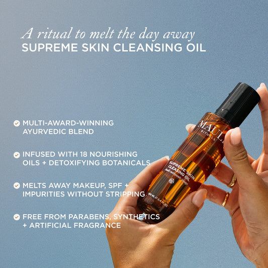 MAULI RITUALS Mauli Supreme Skin Cleansing Oil + Muslin Cloth