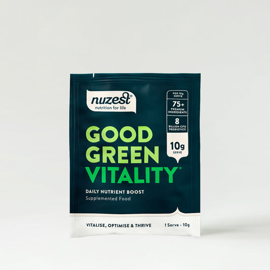 Nuzest Sachets box of 5. Perfect for travel Nuzest Good Green Vitality