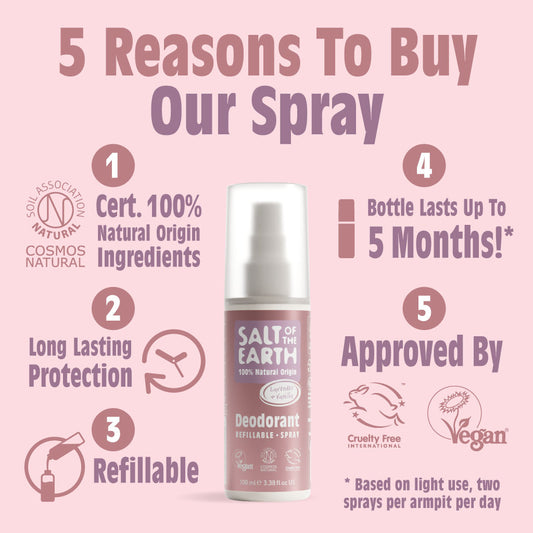 Salt of the Earth Salt of the Earth Lavender & Vanilla Natural Deodorant Spray