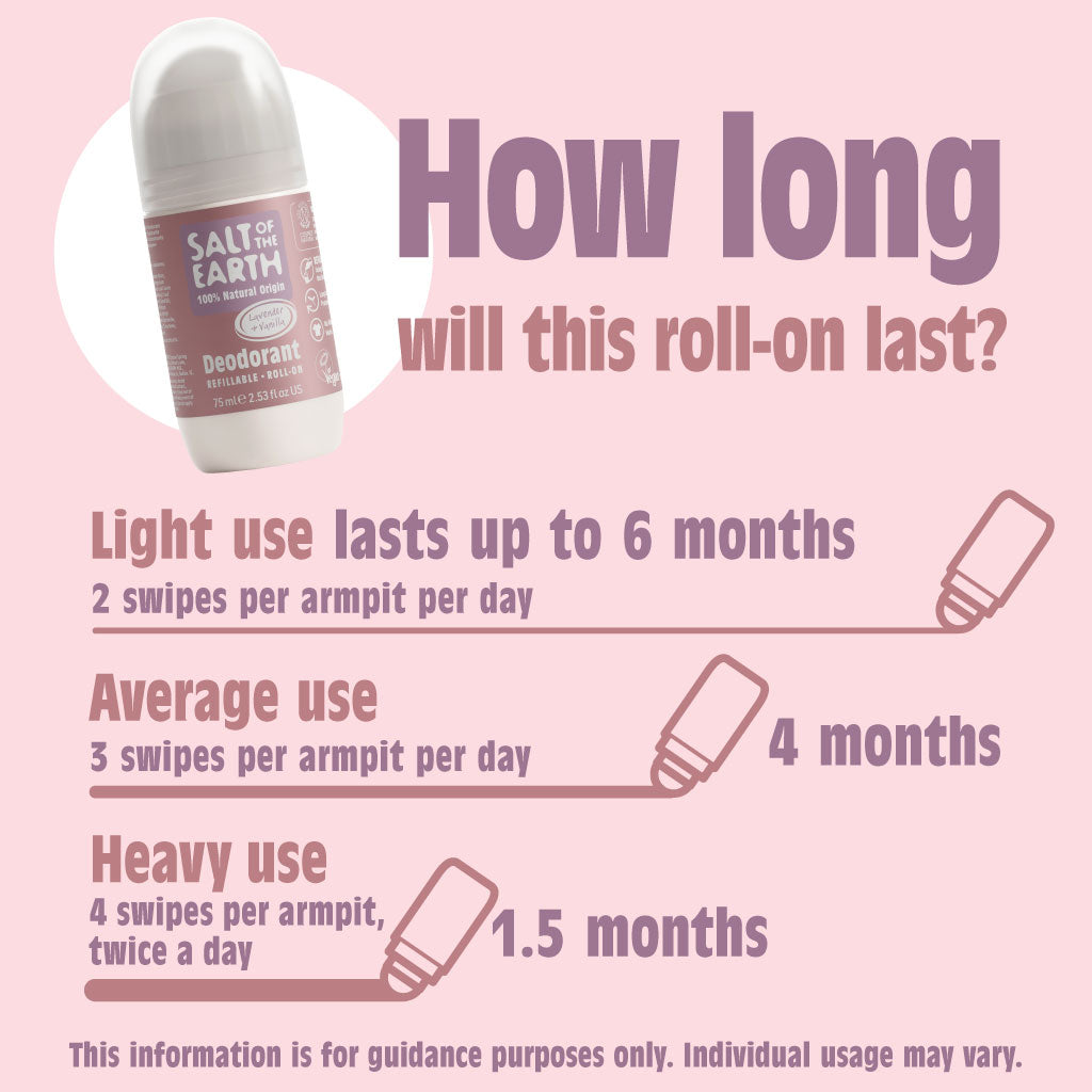 Salt of the Earth Salt of the Earth Lavender & Vanilla Natural Refillable Roll-On Deodorant