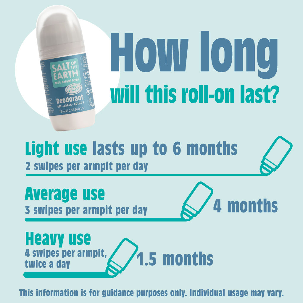 Salt of the Earth Salt of the Earth Ocean & Coconut Natural Refillable Roll-On Deodorant