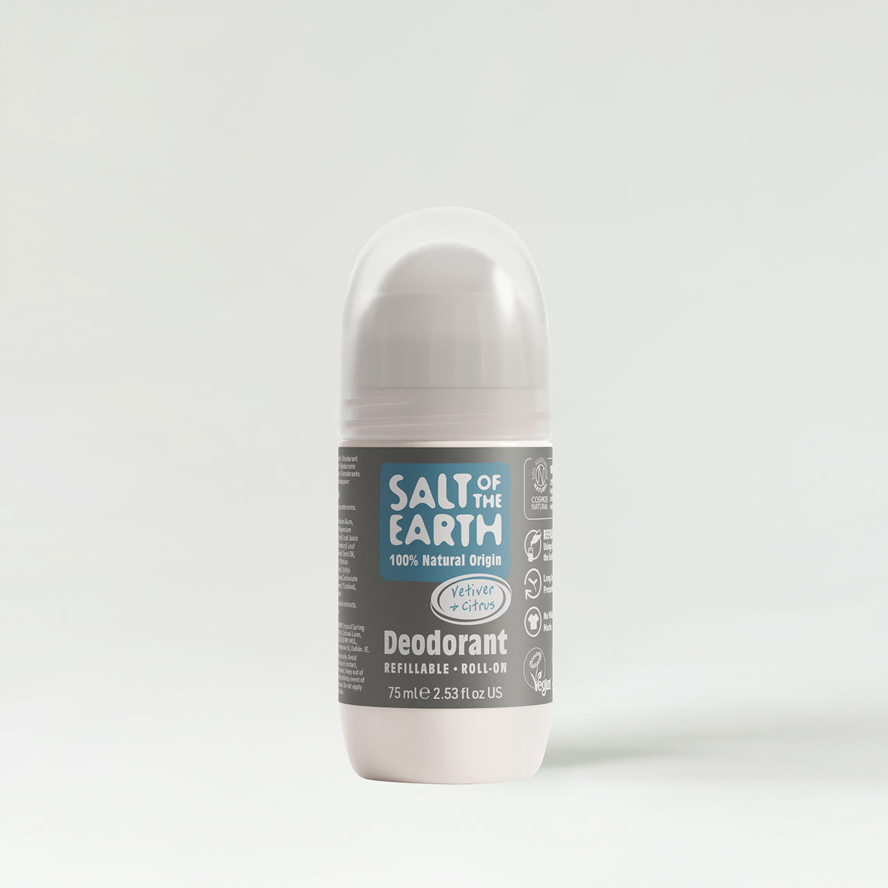 Salt of the Earth Salt of the Earth Vetiver & Citrus Natural Refillable Roll-On Deodorant