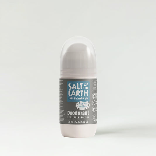 Salt of the Earth Salt of the Earth Vetiver & Citrus Natural Refillable Roll-On Deodorant