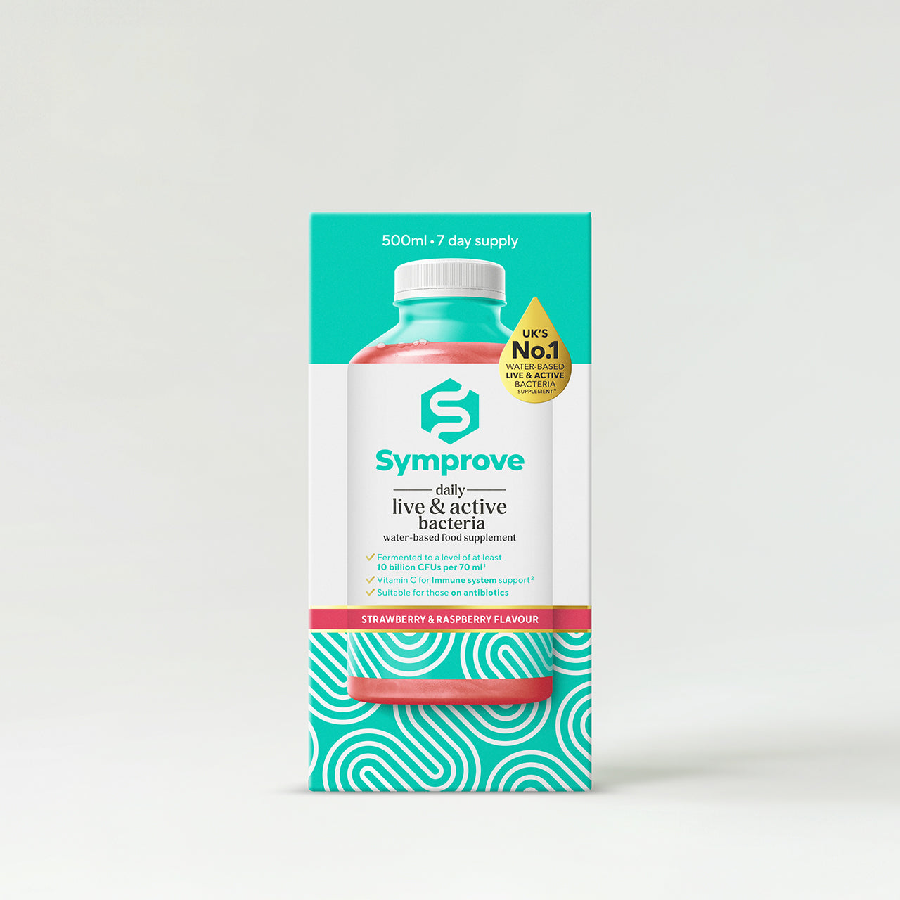 Symprove Symprove Daily Live & Active Bacteria Strawberry & Raspberry