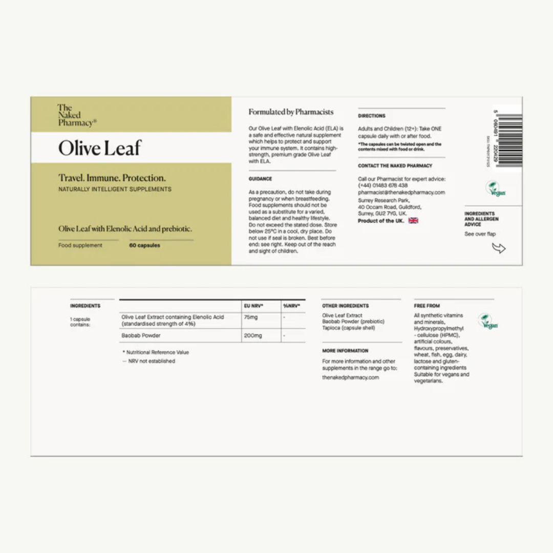 W-Wellness The Naked Pharmacy Olive Leaf