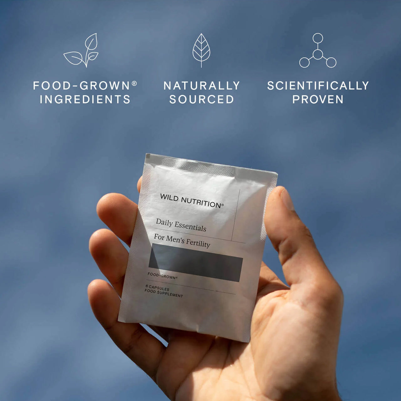 WILD NUTRITION Wild Nutrition Daily Essentials for Men's Fertility