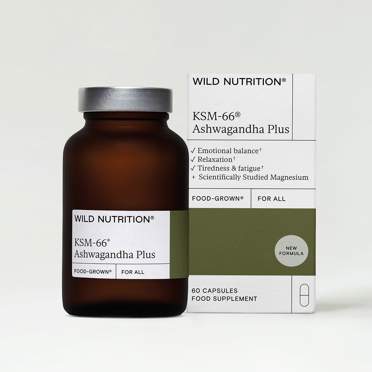Food Grown® KSM 66 Ashwagandha Plus